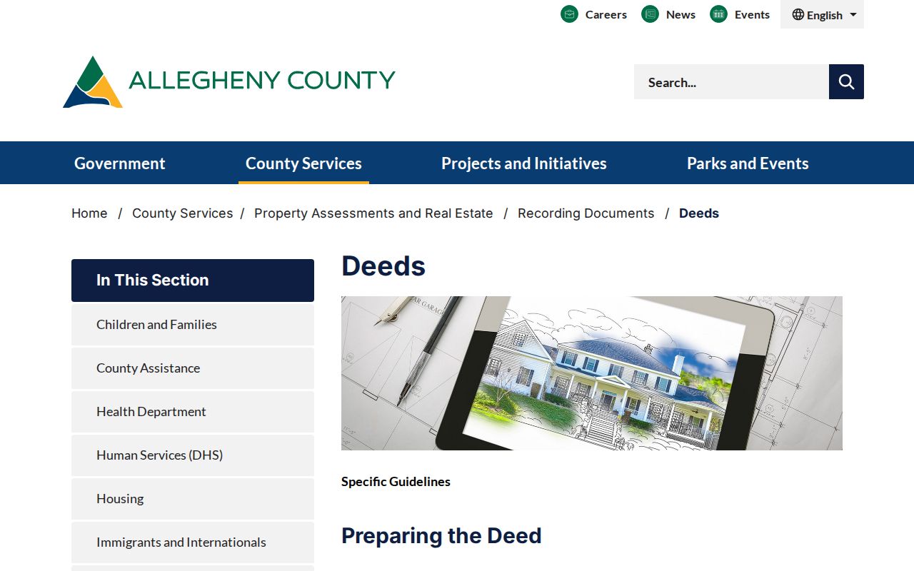 Penn Hills Township previous residents Allegheny County deed-research guidance