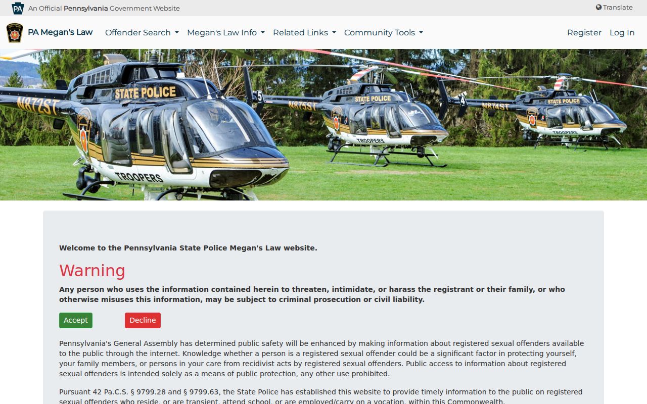 Penn Hills Township ZIP code directory Pennsylvania Megan's Law ZIP search